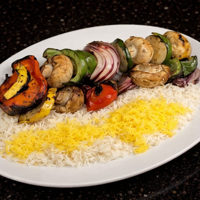 Garden Vegetable Kabab.